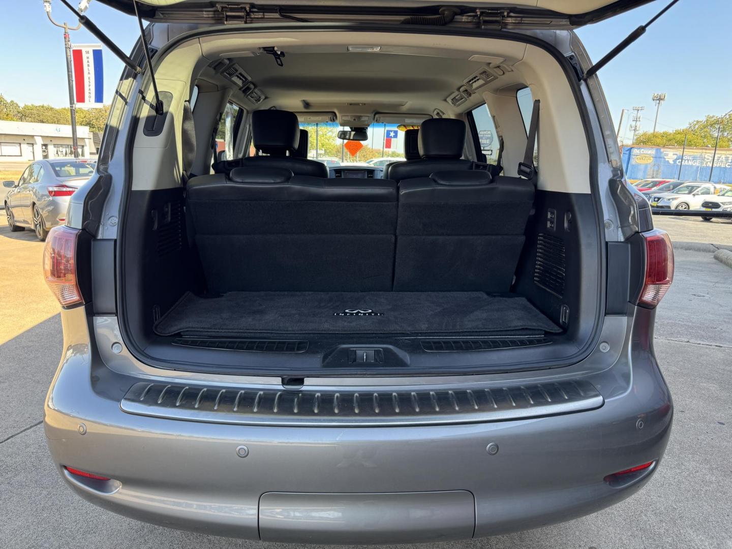 2014 GRAY /BLACK INFINITI QX80 BASE (JN8AZ2NF0E9) , located at 5900 E. Lancaster Ave., Fort Worth, TX, 76112, (817) 457-5456, 0.000000, 0.000000 - Photo#5