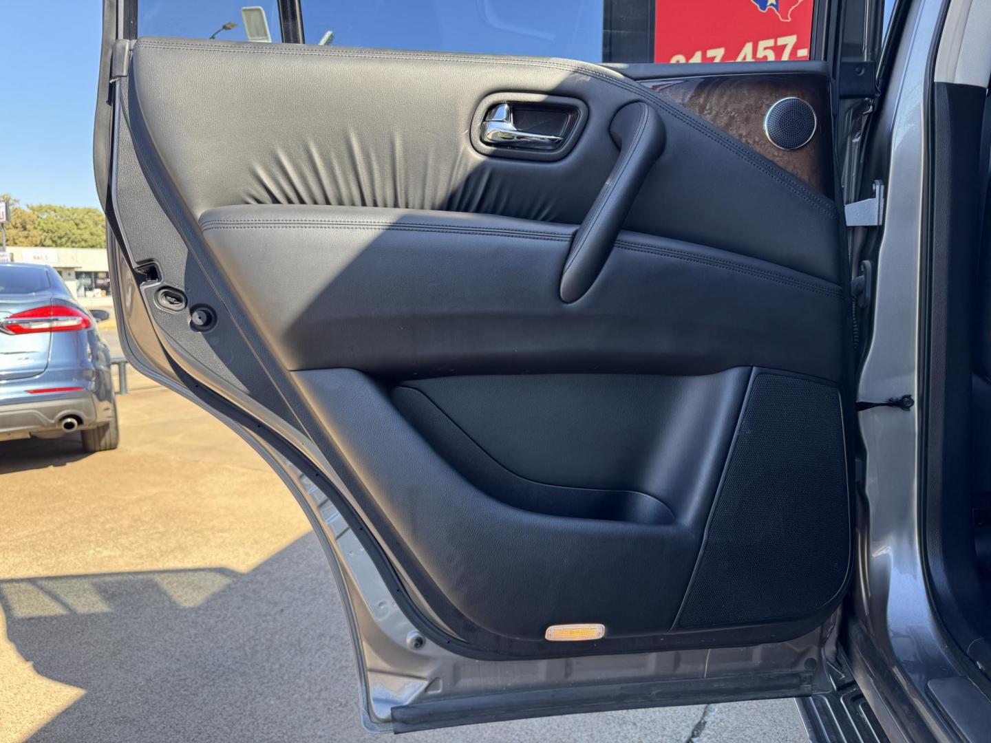 2014 GRAY /BLACK INFINITI QX80 BASE (JN8AZ2NF0E9) , located at 5900 E. Lancaster Ave., Fort Worth, TX, 76112, (817) 457-5456, 0.000000, 0.000000 - Photo#11