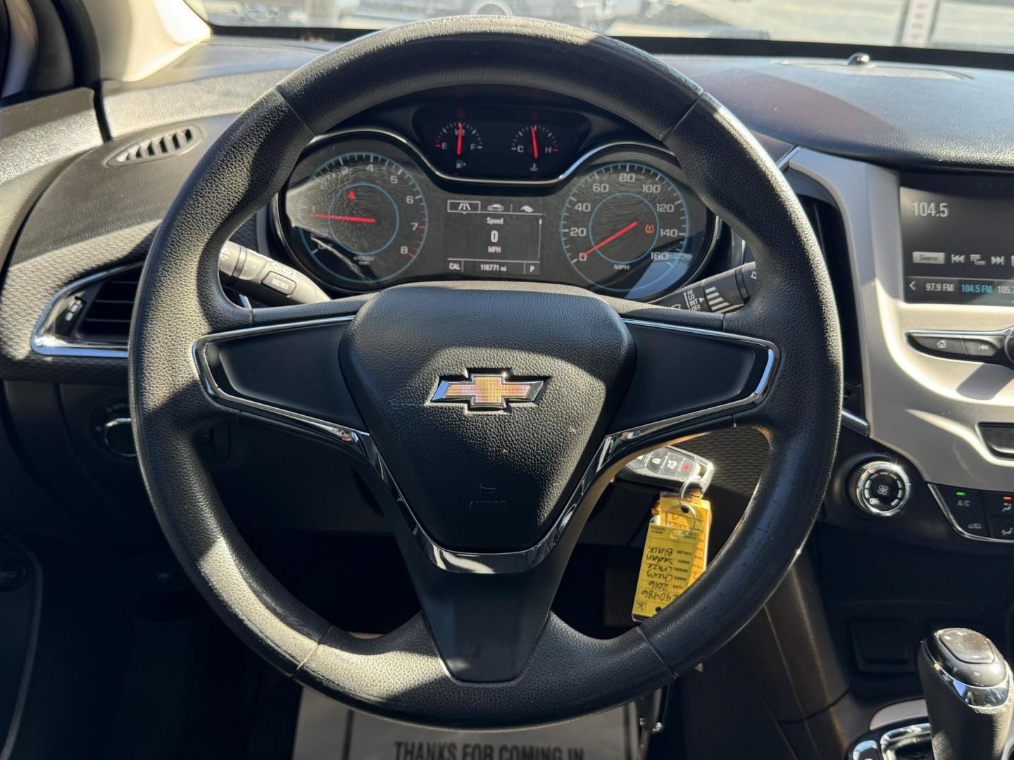 2016 BLACK CHEVROLET CRUZE LS (1G1BC5SM1G7) , located at 5900 E. Lancaster Ave., Fort Worth, TX, 76112, (817) 457-5456, 0.000000, 0.000000 - Photo#17