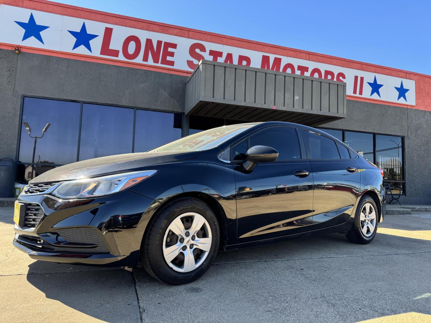 2016 BLACK CHEVROLET CRUZE LS (1G1BC5SM1G7) , located at 5900 E. Lancaster Ave., Fort Worth, TX, 76112, (817) 457-5456, 0.000000, 0.000000 - Photo#0