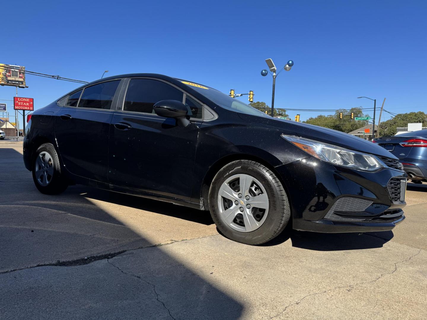 2016 BLACK CHEVROLET CRUZE LS (1G1BC5SM1G7) , located at 5900 E. Lancaster Ave., Fort Worth, TX, 76112, (817) 457-5456, 0.000000, 0.000000 - Photo#2