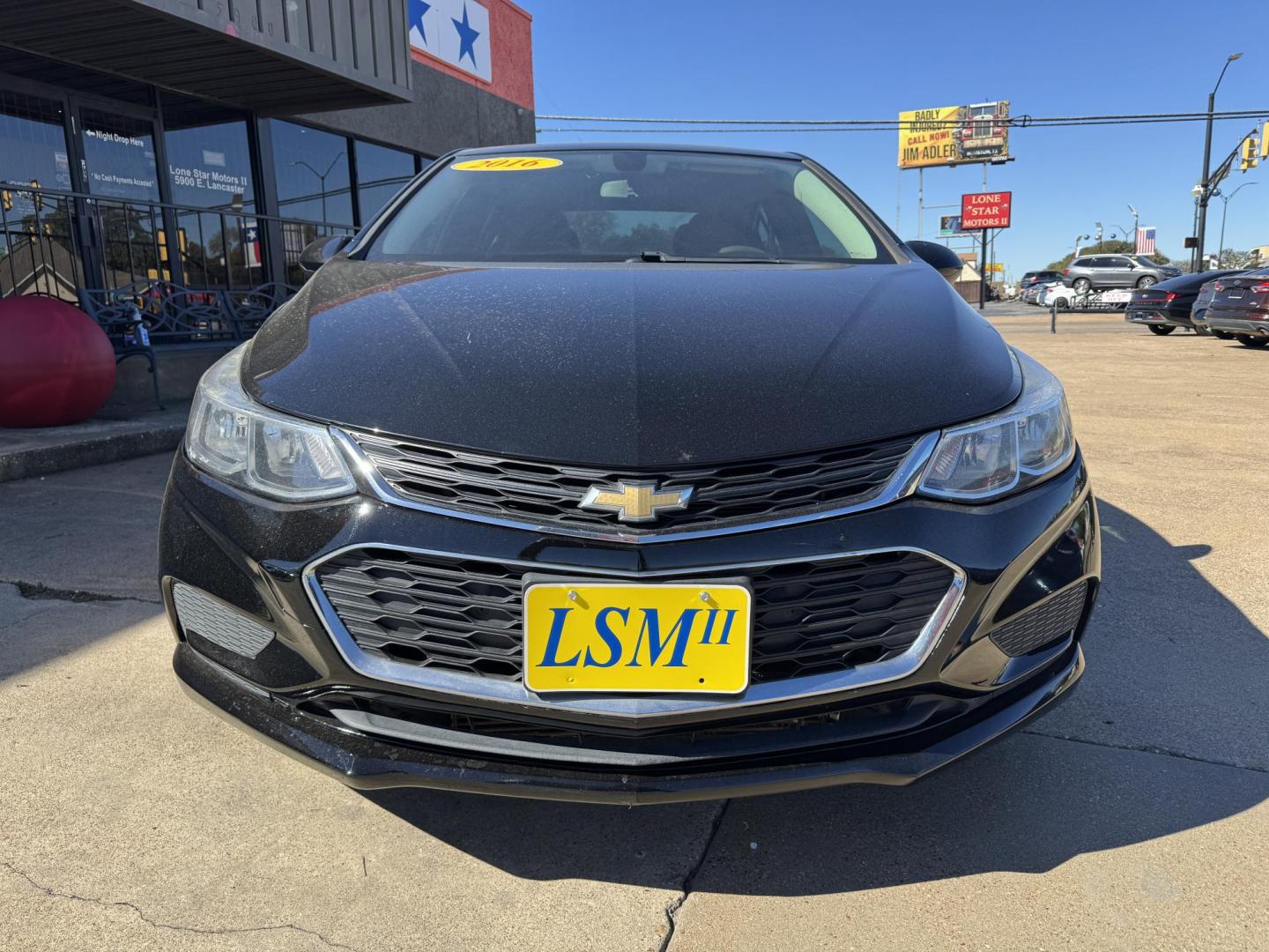 2016 BLACK CHEVROLET CRUZE LS (1G1BC5SM1G7) , located at 5900 E. Lancaster Ave., Fort Worth, TX, 76112, (817) 457-5456, 0.000000, 0.000000 - Photo#1