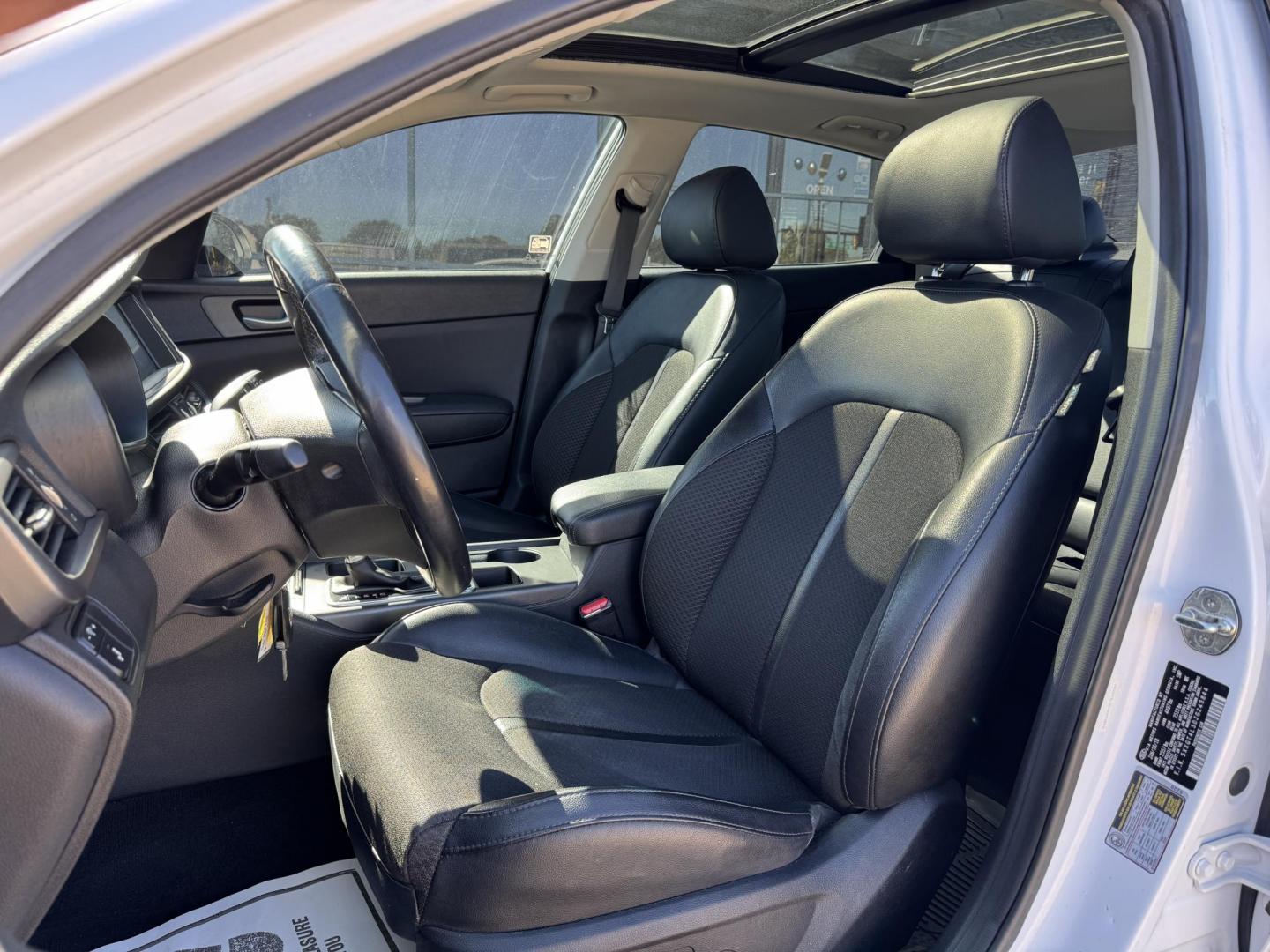 2018 WHITE KIA OPTIMA LX; S (5XXGT4L30JG) , located at 5900 E. Lancaster Ave., Fort Worth, TX, 76112, (817) 457-5456, 0.000000, 0.000000 - Photo#9