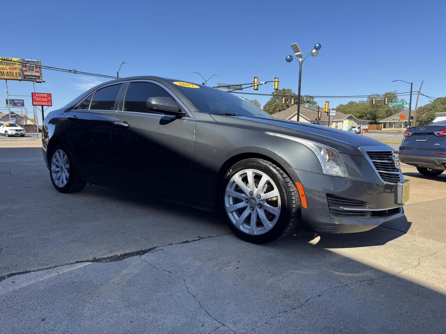 2017 GRAY CADILLAC ATS BASE (1G6AA5RX4H0) , located at 5900 E. Lancaster Ave., Fort Worth, TX, 76112, (817) 457-5456, 0.000000, 0.000000 - Photo#2