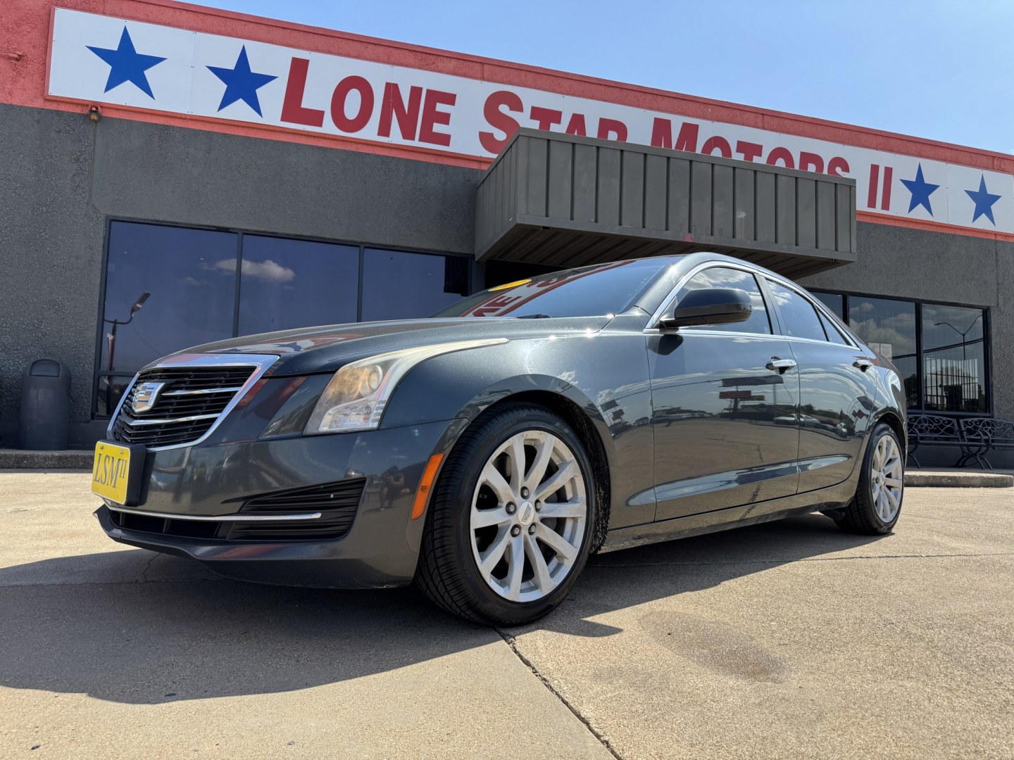 2017 GRAY CADILLAC ATS BASE (1G6AA5RX4H0) , located at 5900 E. Lancaster Ave., Fort Worth, TX, 76112, (817) 457-5456, 0.000000, 0.000000- Photo#0