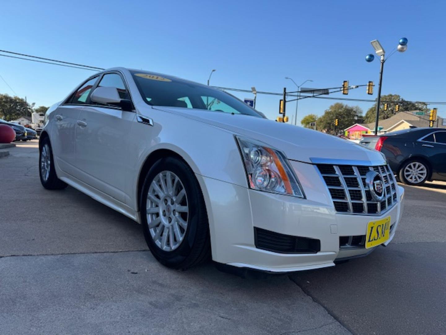 2012 WHITE CADILLAC CTS LUXURY (1G6DE5E50C0) , located at 5900 E. Lancaster Ave., Fort Worth, TX, 76112, (817) 457-5456, 0.000000, 0.000000 - Photo#2