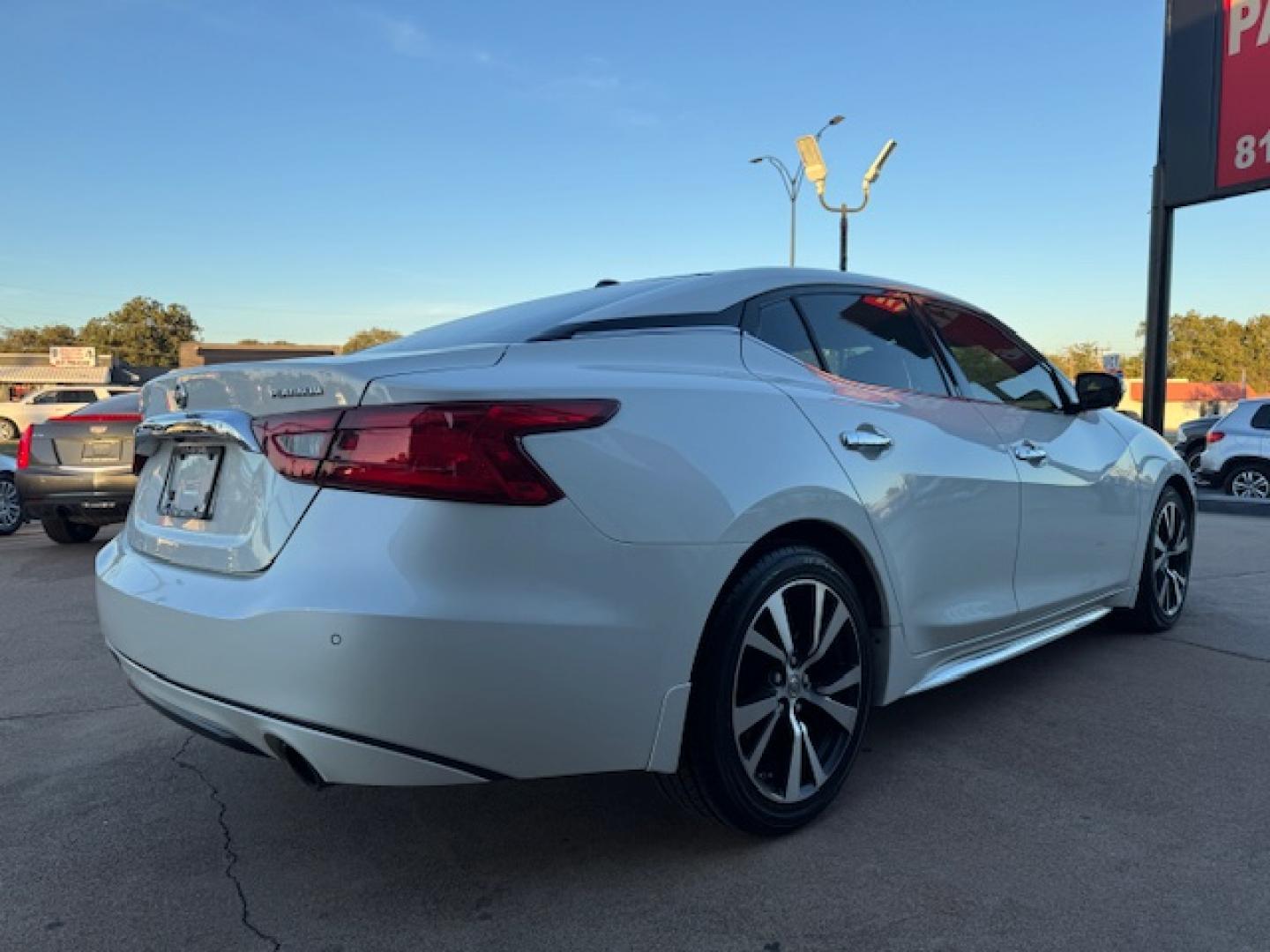 2017 WHITE NISSAN MAXIMA SR; S; SL; PL (1N4AA6AP0HC) , located at 5900 E. Lancaster Ave., Fort Worth, TX, 76112, (817) 457-5456, 0.000000, 0.000000 - Photo#3