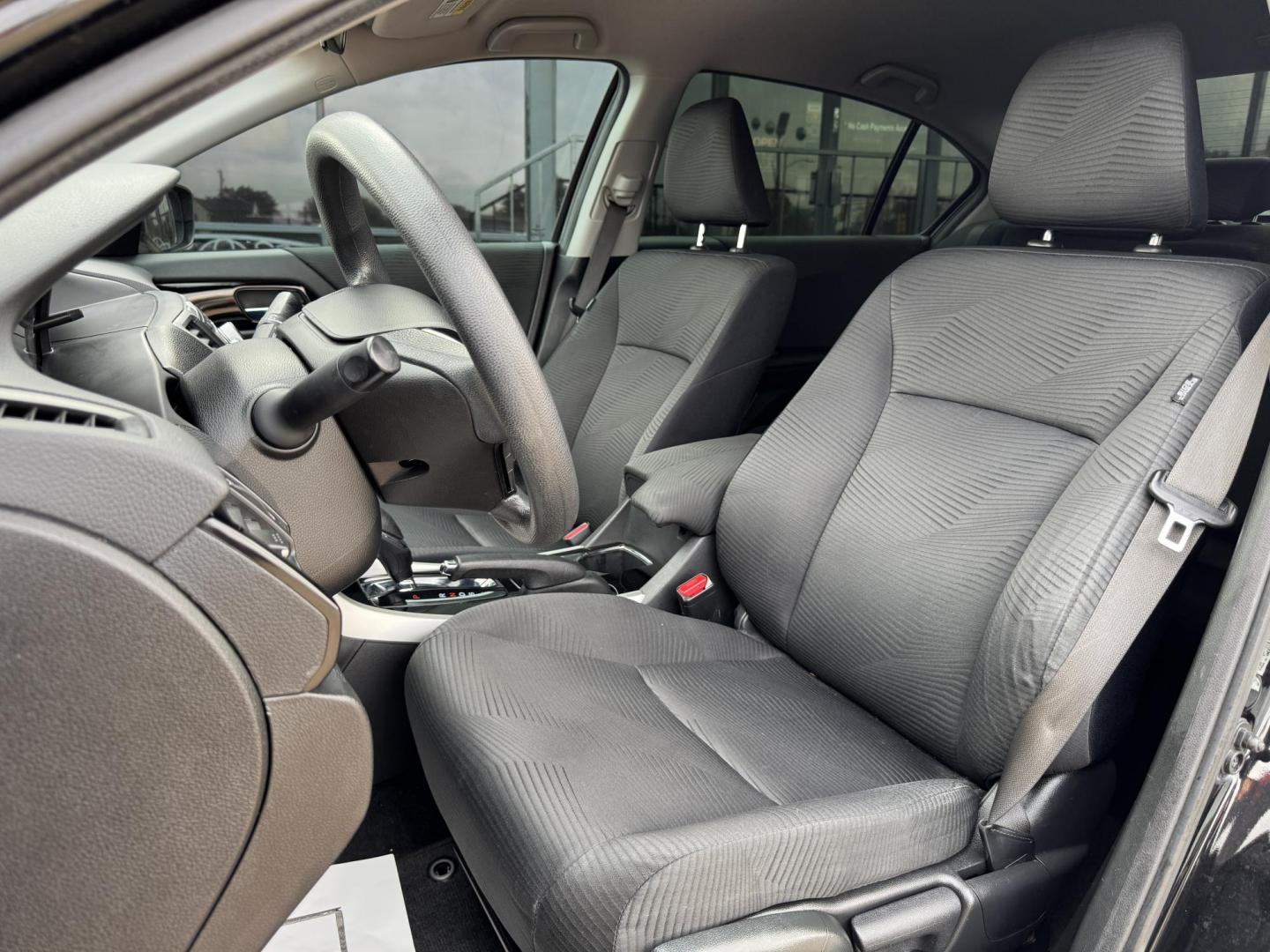 2016 BLACK HONDA ACCORD LX (1HGCR2F39GA) , located at 5900 E. Lancaster Ave., Fort Worth, TX, 76112, (817) 457-5456, 0.000000, 0.000000 - Photo#9