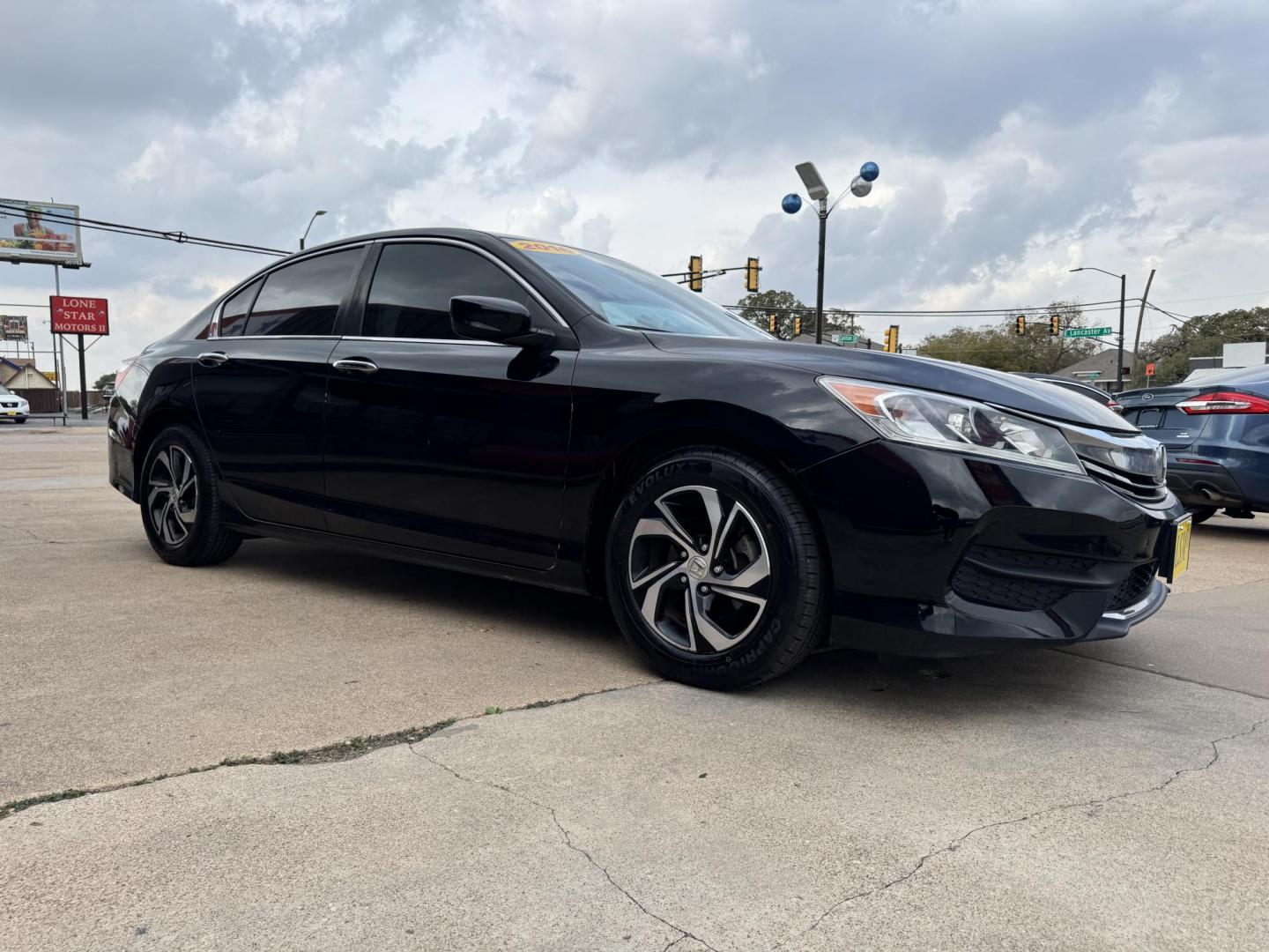 2016 BLACK HONDA ACCORD LX (1HGCR2F39GA) , located at 5900 E. Lancaster Ave., Fort Worth, TX, 76112, (817) 457-5456, 0.000000, 0.000000 - Photo#2