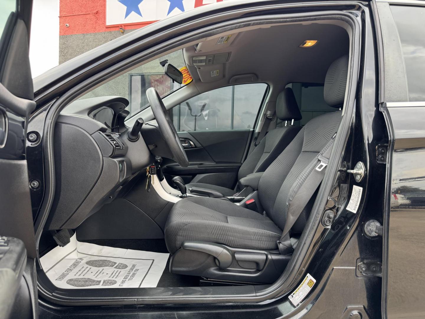 2016 BLACK HONDA ACCORD LX (1HGCR2F39GA) , located at 5900 E. Lancaster Ave., Fort Worth, TX, 76112, (817) 457-5456, 0.000000, 0.000000 - Photo#8