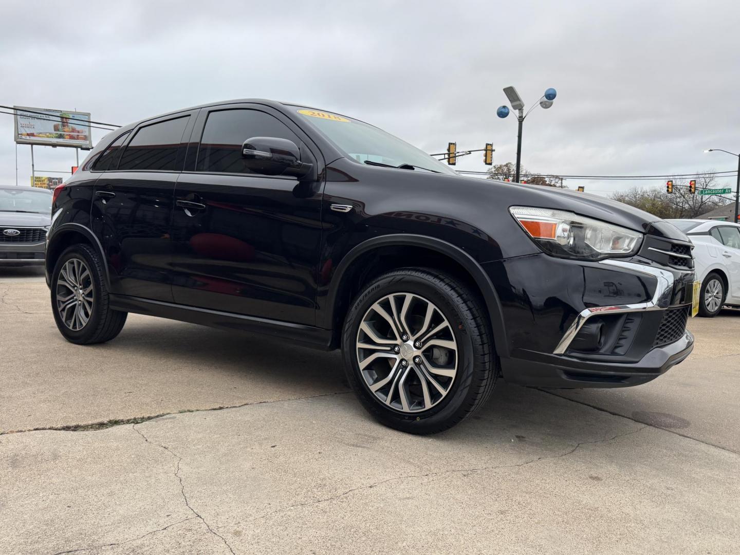 2018 BLACK MITSUBISHI OUTLANDER SPORT LE; (JA4AP3AU5JZ) , located at 5900 E. Lancaster Ave., Fort Worth, TX, 76112, (817) 457-5456, 0.000000, 0.000000 - Photo#2