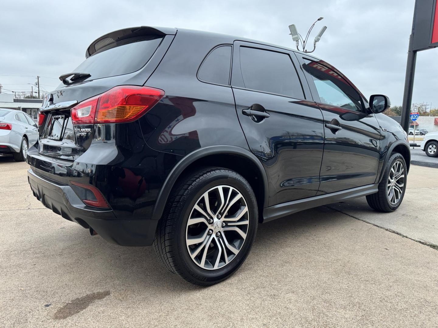 2018 BLACK MITSUBISHI OUTLANDER SPORT LE; (JA4AP3AU5JZ) , located at 5900 E. Lancaster Ave., Fort Worth, TX, 76112, (817) 457-5456, 0.000000, 0.000000 - Photo#3