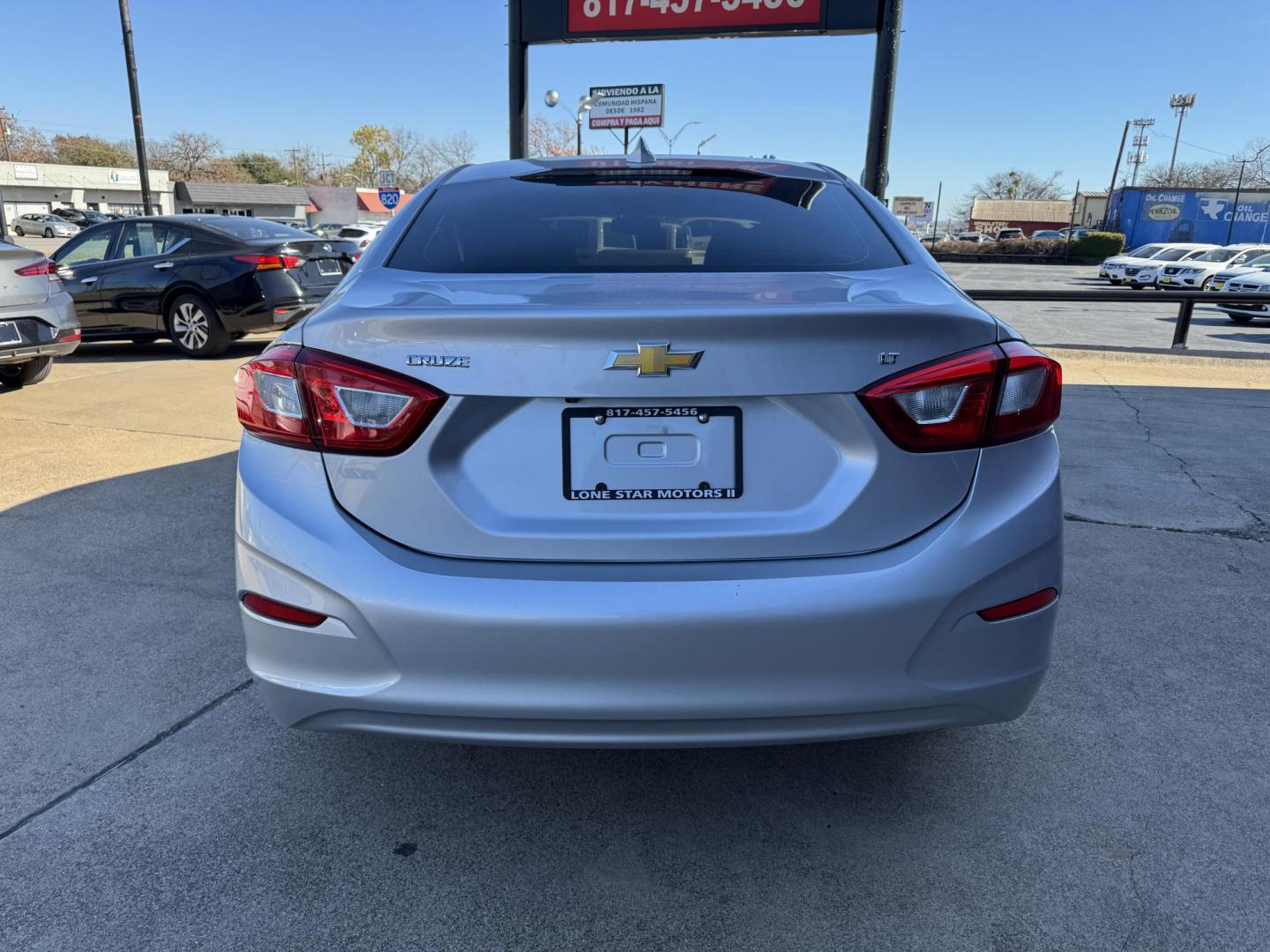 2019 SILVER CHEVROLET CRUZE LT (1G1BE5SM5K7) , located at 5900 E. Lancaster Ave., Fort Worth, TX, 76112, (817) 457-5456, 0.000000, 0.000000 - Photo#4