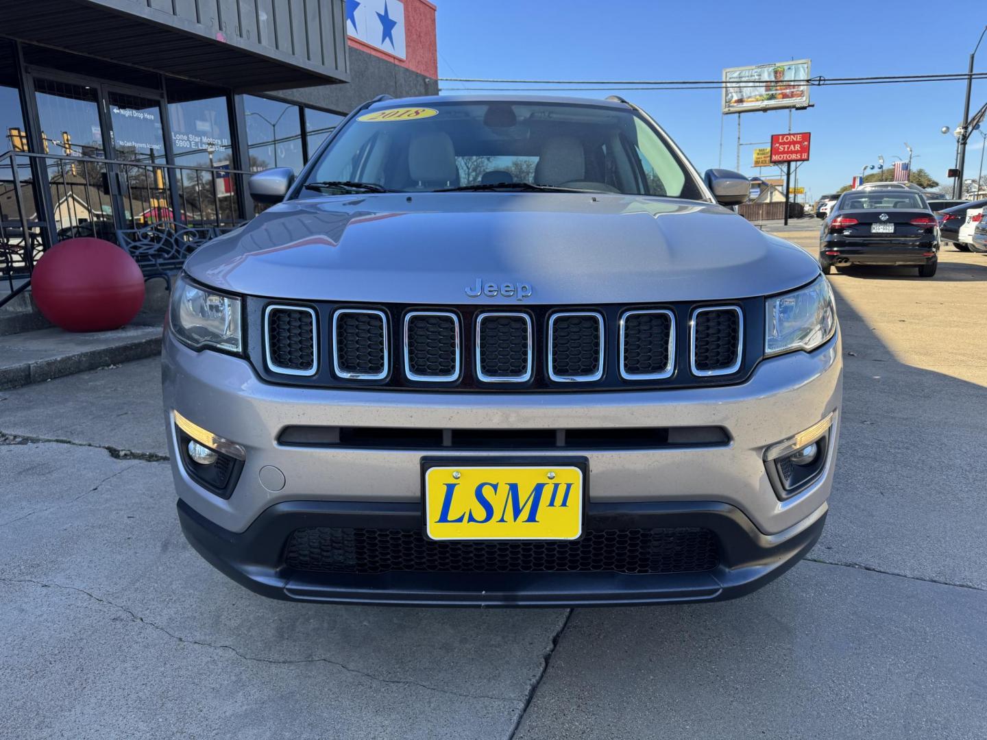 2018 SILVER JEEP COMPASS LATITUDE (3C4NJCBBXJT) , located at 5900 E. Lancaster Ave., Fort Worth, TX, 76112, (817) 457-5456, 0.000000, 0.000000 - Photo#1