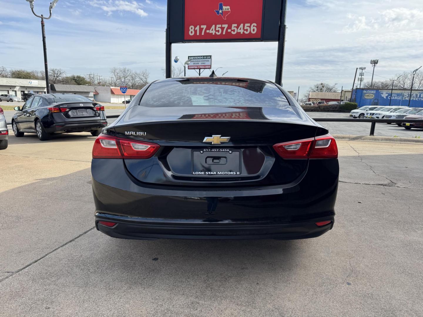 2018 BLACK CHEVROLET MALIBU LS (1LS) (1G1ZB5ST8JF) , located at 5900 E. Lancaster Ave., Fort Worth, TX, 76112, (817) 457-5456, 0.000000, 0.000000 - Photo#4