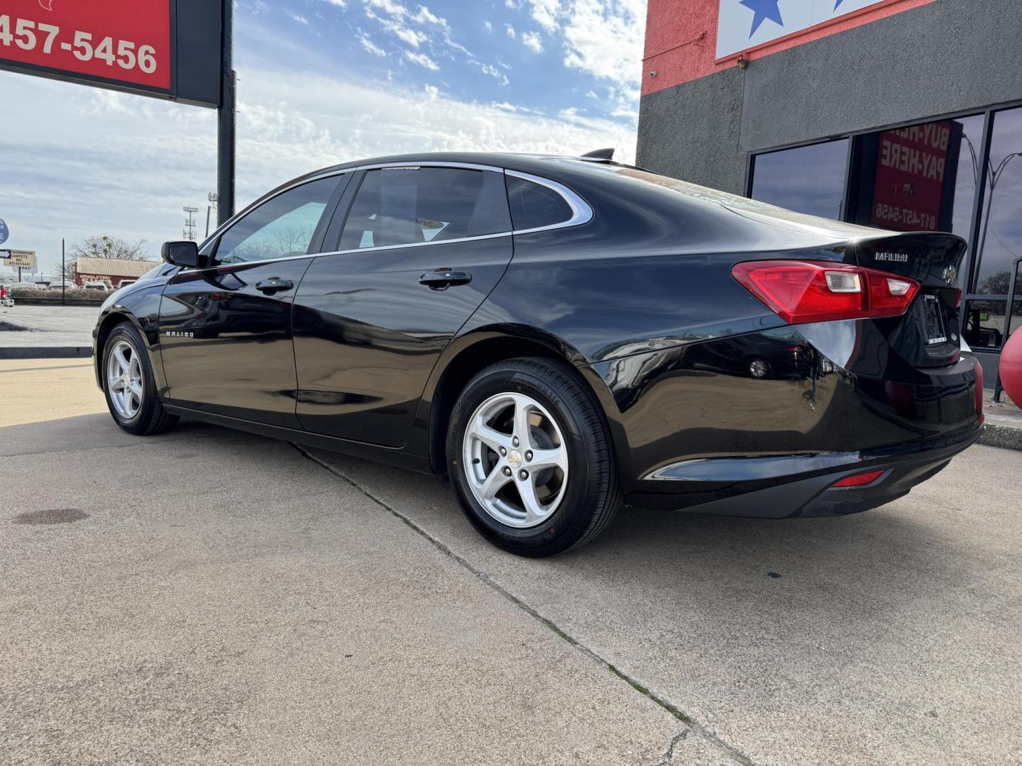 2018 BLACK CHEVROLET MALIBU LS (1LS) (1G1ZB5ST8JF) , located at 5900 E. Lancaster Ave., Fort Worth, TX, 76112, (817) 457-5456, 0.000000, 0.000000 - Photo#6