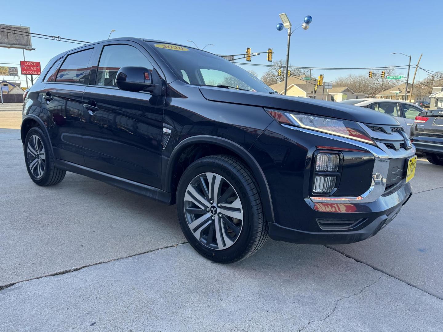 2020 BLACK MITSUBISHI OUTLANDER SPORT LE; (JA4AP3AU3LU) , located at 5900 E. Lancaster Ave., Fort Worth, TX, 76112, (817) 457-5456, 0.000000, 0.000000 - Photo#2