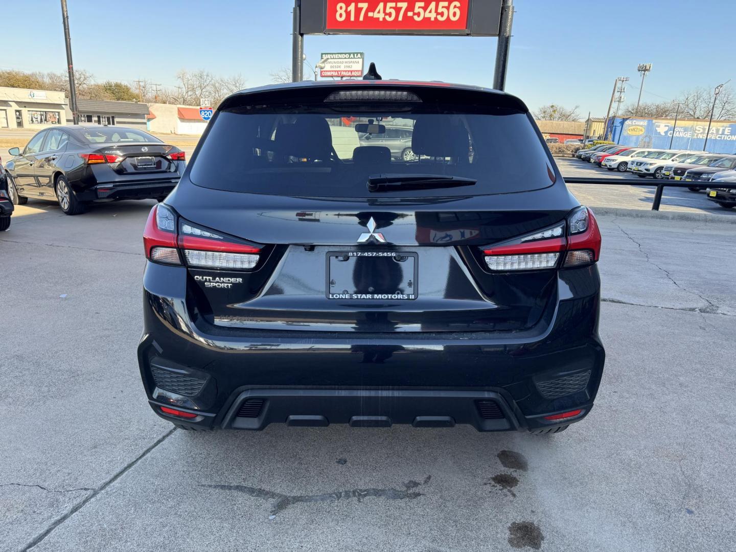 2020 BLACK MITSUBISHI OUTLANDER SPORT LE; (JA4AP3AU3LU) , located at 5900 E. Lancaster Ave., Fort Worth, TX, 76112, (817) 457-5456, 0.000000, 0.000000 - Photo#4