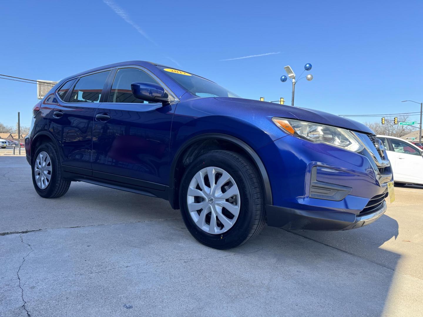 2017 BLUE NISSAN ROGUE S; SL; SV (5N1AT2MT5HC) , located at 5900 E. Lancaster Ave., Fort Worth, TX, 76112, (817) 457-5456, 0.000000, 0.000000 - Photo#2