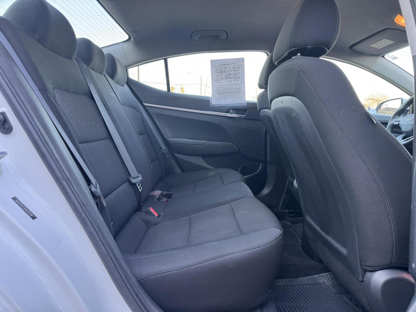 2019 WHITE HYUNDAI ELANTRA LIMITED; SE (5NPD74LF2KH) , located at 5900 E. Lancaster Ave., Fort Worth, TX, 76112, (817) 457-5456, 0.000000, 0.000000 - Photo#13