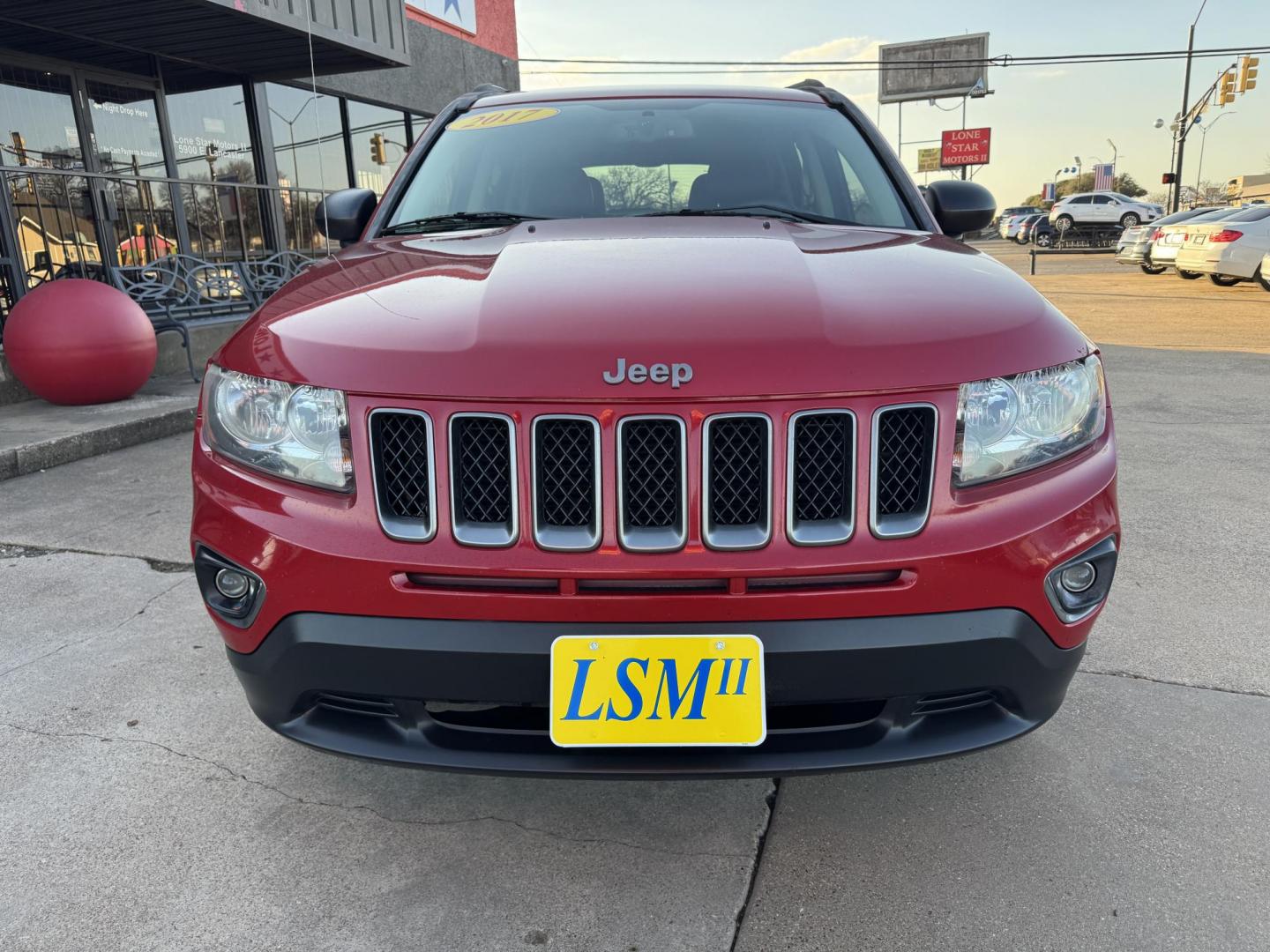 2017 RED JEEP COMPASS LATITUDE (1C4NJCBA4HD) , located at 5900 E. Lancaster Ave., Fort Worth, TX, 76112, (817) 457-5456, 0.000000, 0.000000 - Photo#1