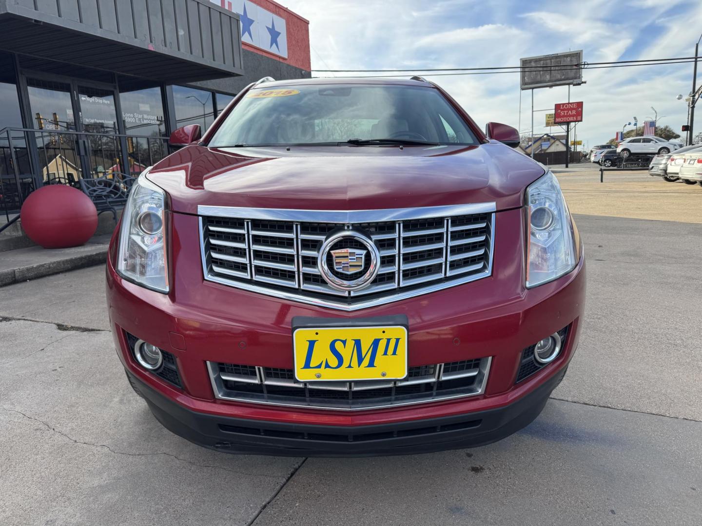 2015 RED CADILLAC SRX PREMIUM (3GYFNDE39FS) , located at 5900 E. Lancaster Ave., Fort Worth, TX, 76112, (817) 457-5456, 0.000000, 0.000000 - Photo#1