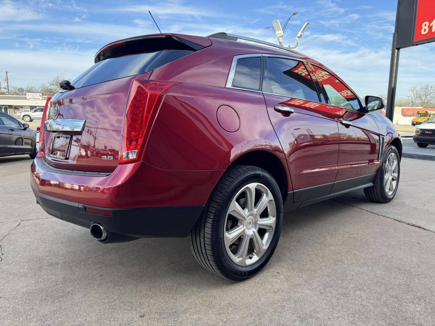 2015 RED CADILLAC SRX PREMIUM (3GYFNDE39FS) , located at 5900 E. Lancaster Ave., Fort Worth, TX, 76112, (817) 457-5456, 0.000000, 0.000000 - Photo#3