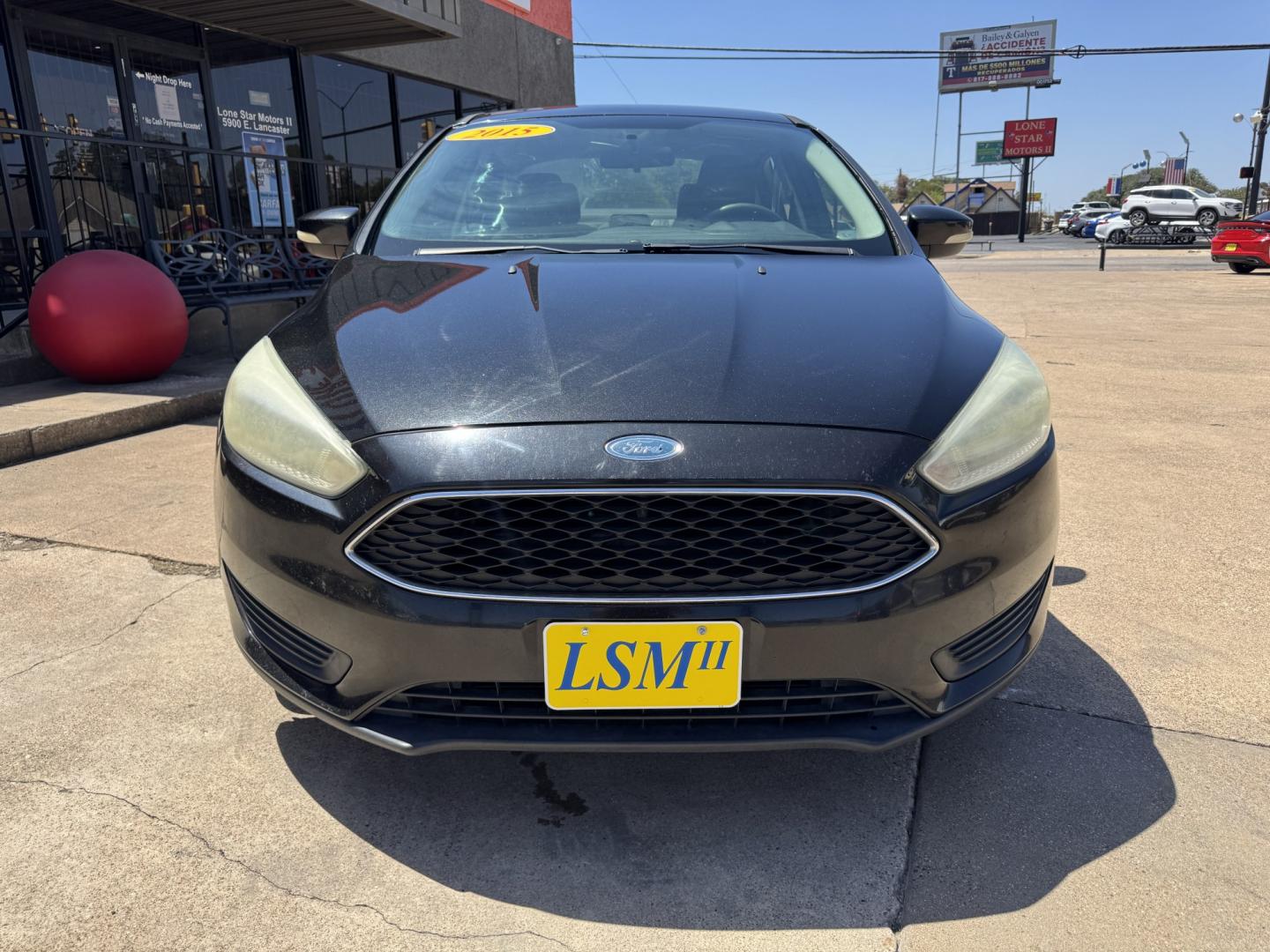 2015 BLACK FORD FOCUS SE (1FADP3F24FL) , located at 5900 E. Lancaster Ave., Fort Worth, TX, 76112, (817) 457-5456, 0.000000, 0.000000- Photo#1