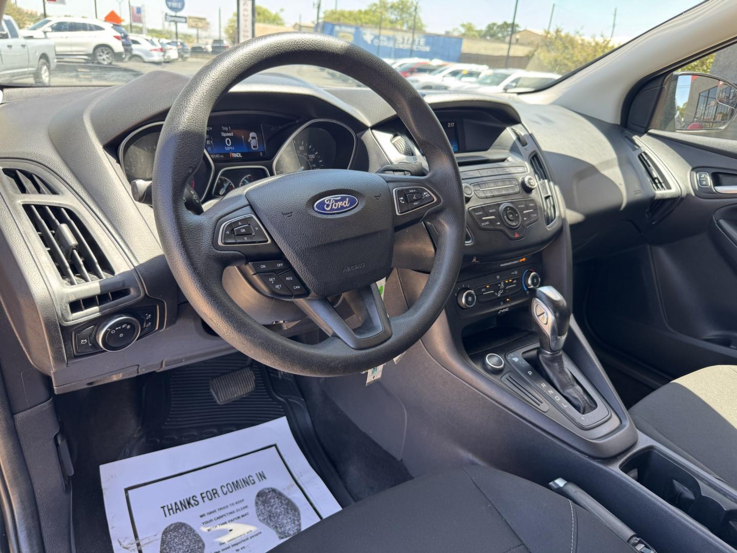 2015 BLACK FORD FOCUS SE (1FADP3F24FL) , located at 5900 E. Lancaster Ave., Fort Worth, TX, 76112, (817) 457-5456, 0.000000, 0.000000- Photo#9