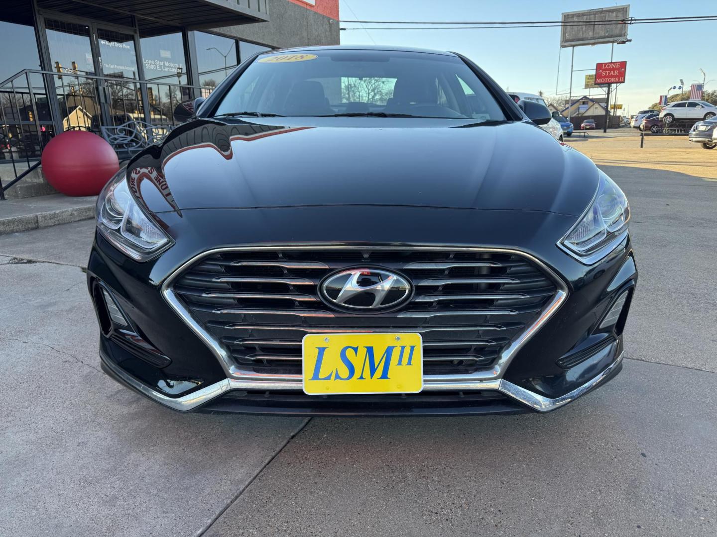 2018 BLACK HYUNDAI SONATA SE (5NPE24AF4JH) , located at 5900 E. Lancaster Ave., Fort Worth, TX, 76112, (817) 457-5456, 0.000000, 0.000000 - Photo#1
