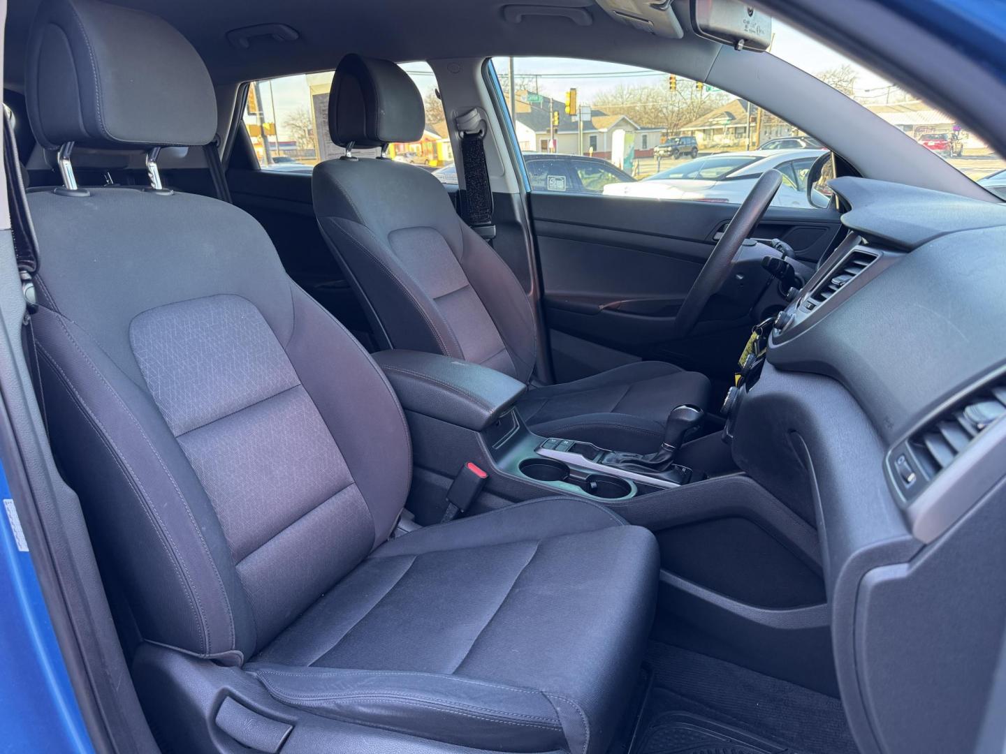 2018 BLUE HYUNDAI TUCSON BASE; SPORT; (KM8J33A48JU) , located at 5900 E. Lancaster Ave., Fort Worth, TX, 76112, (817) 457-5456, 0.000000, 0.000000 - Photo#16