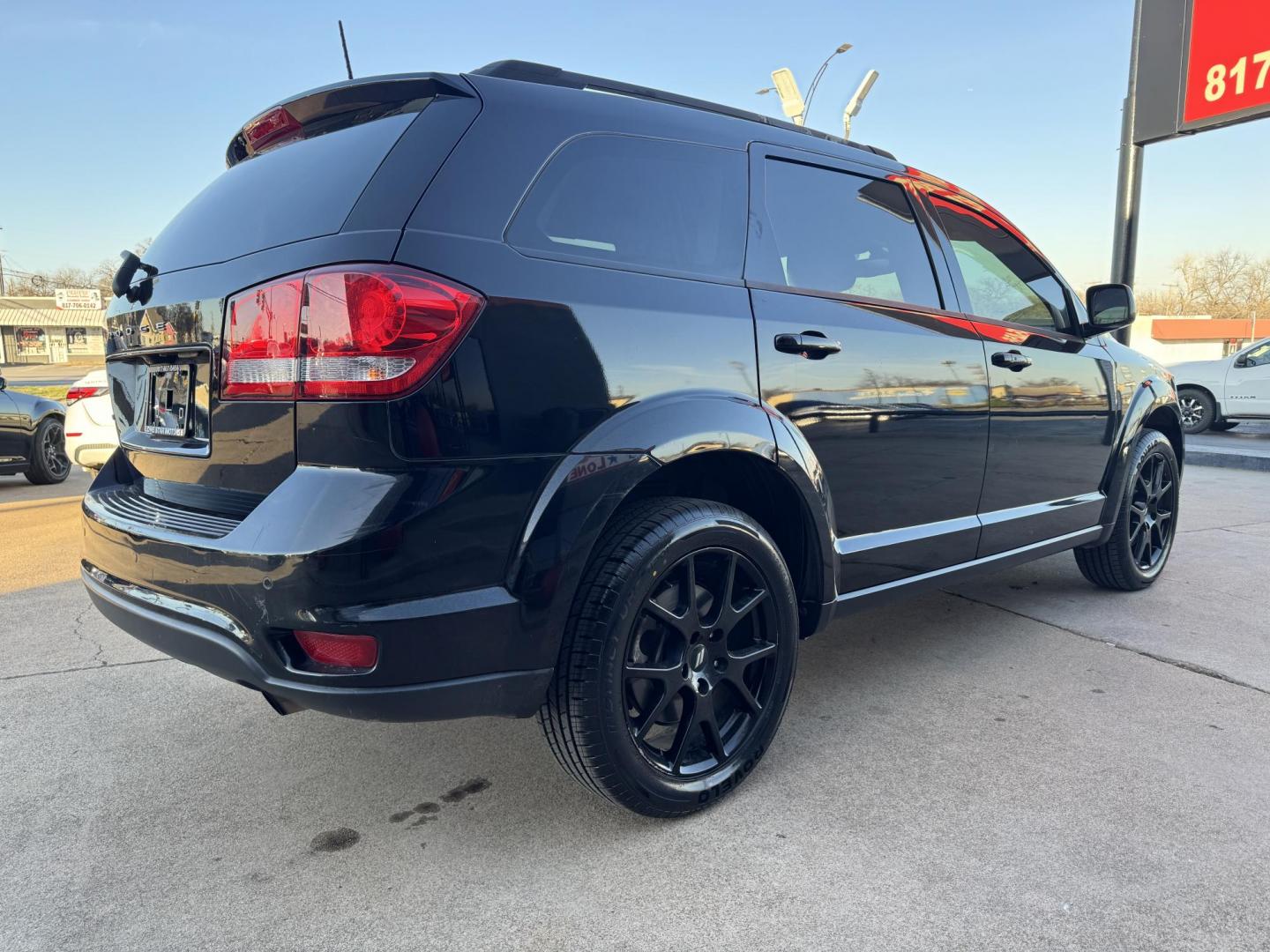 2019 BLACK DODGE JOURNEY SXT (3C4PDCBB0KT) , located at 5900 E. Lancaster Ave., Fort Worth, TX, 76112, (817) 457-5456, 0.000000, 0.000000 - Photo#3