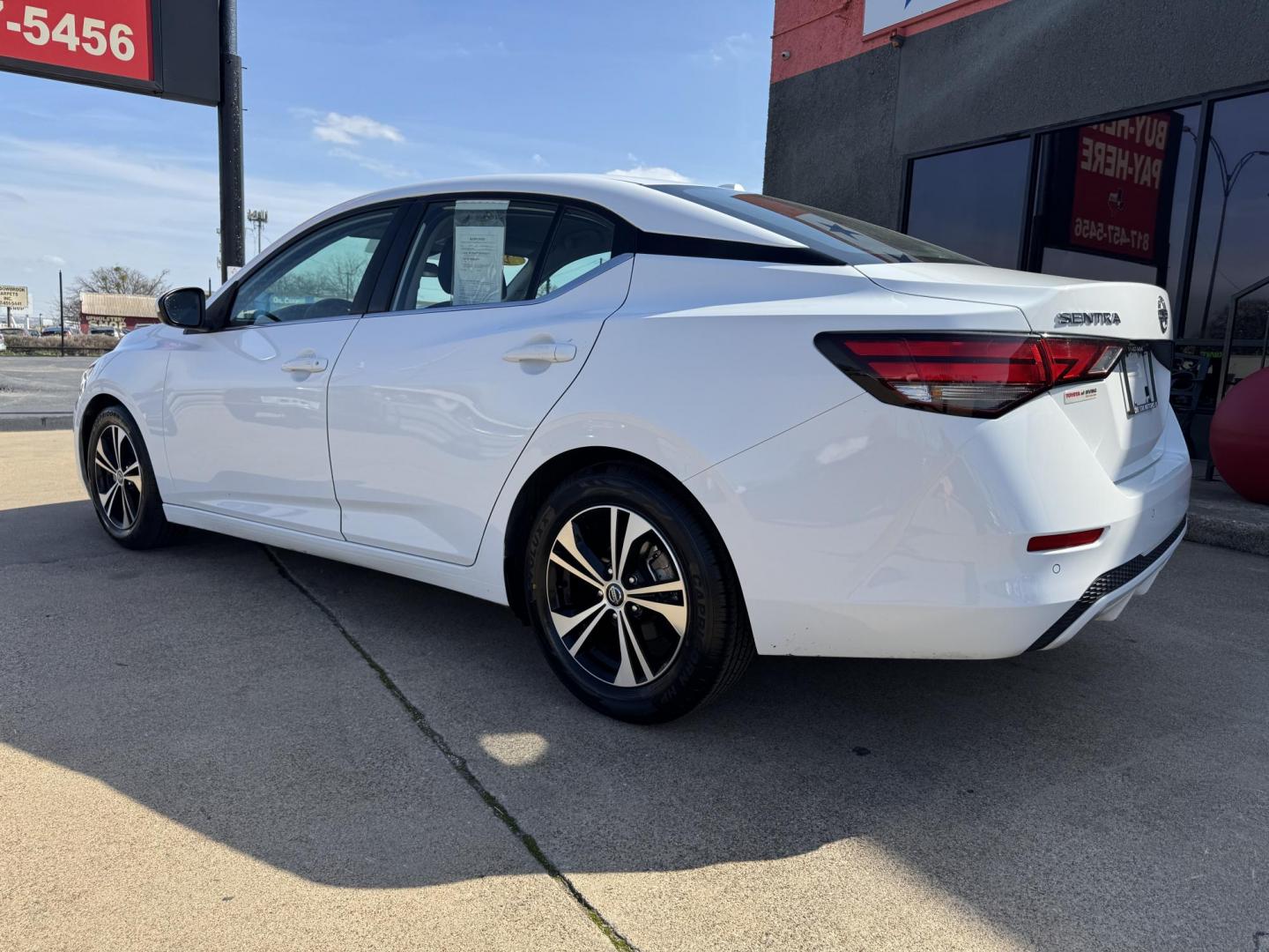 2021 WHITE NISSAN SENTRA SV (3N1AB8CV6MY) , located at 5900 E. Lancaster Ave., Fort Worth, TX, 76112, (817) 457-5456, 0.000000, 0.000000 - Photo#6