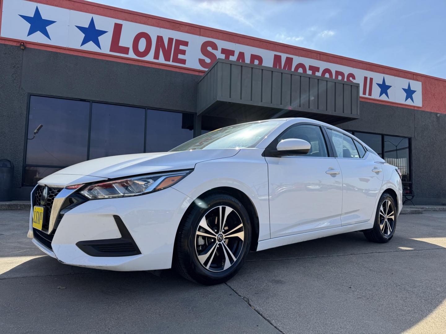 2021 WHITE NISSAN SENTRA SV (3N1AB8CV6MY) , located at 5900 E. Lancaster Ave., Fort Worth, TX, 76112, (817) 457-5456, 0.000000, 0.000000 - Photo#0