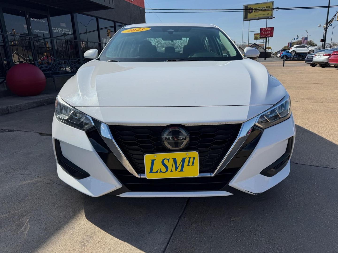 2021 WHITE NISSAN SENTRA SV (3N1AB8CV6MY) , located at 5900 E. Lancaster Ave., Fort Worth, TX, 76112, (817) 457-5456, 0.000000, 0.000000 - Photo#1