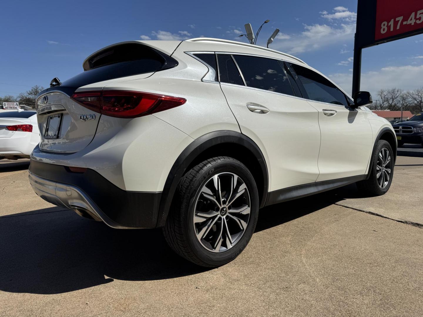 2017 WHITE INFINITI QX30 BASE; PREMIUM (SJKCH5CR8HA) , located at 5900 E. Lancaster Ave., Fort Worth, TX, 76112, (817) 457-5456, 0.000000, 0.000000 - Photo#3