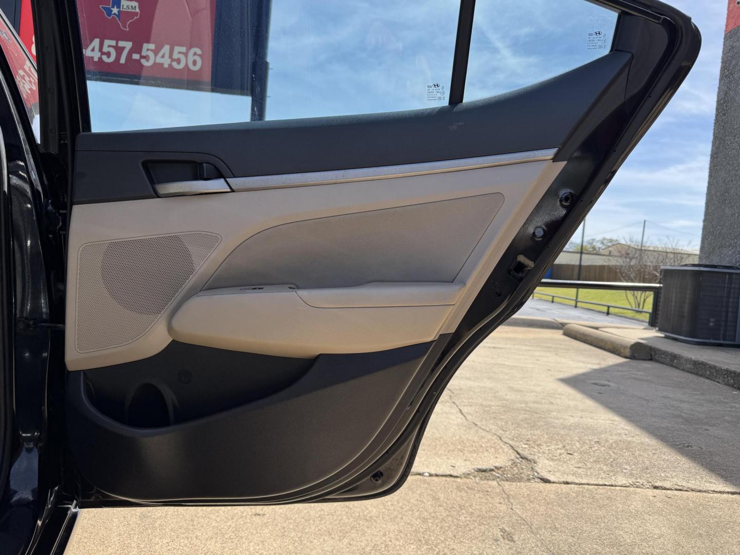 2018 BLACK HYUNDAI ELANTRA LIMITED; SE (KMHD84LF3JU) , located at 5900 E. Lancaster Ave., Fort Worth, TX, 76112, (817) 457-5456, 0.000000, 0.000000 - Photo#12
