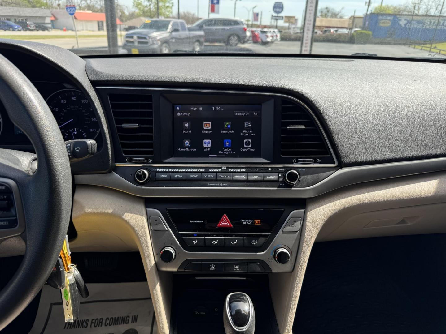 2018 BLACK HYUNDAI ELANTRA LIMITED; SE (KMHD84LF3JU) , located at 5900 E. Lancaster Ave., Fort Worth, TX, 76112, (817) 457-5456, 0.000000, 0.000000 - Photo#18