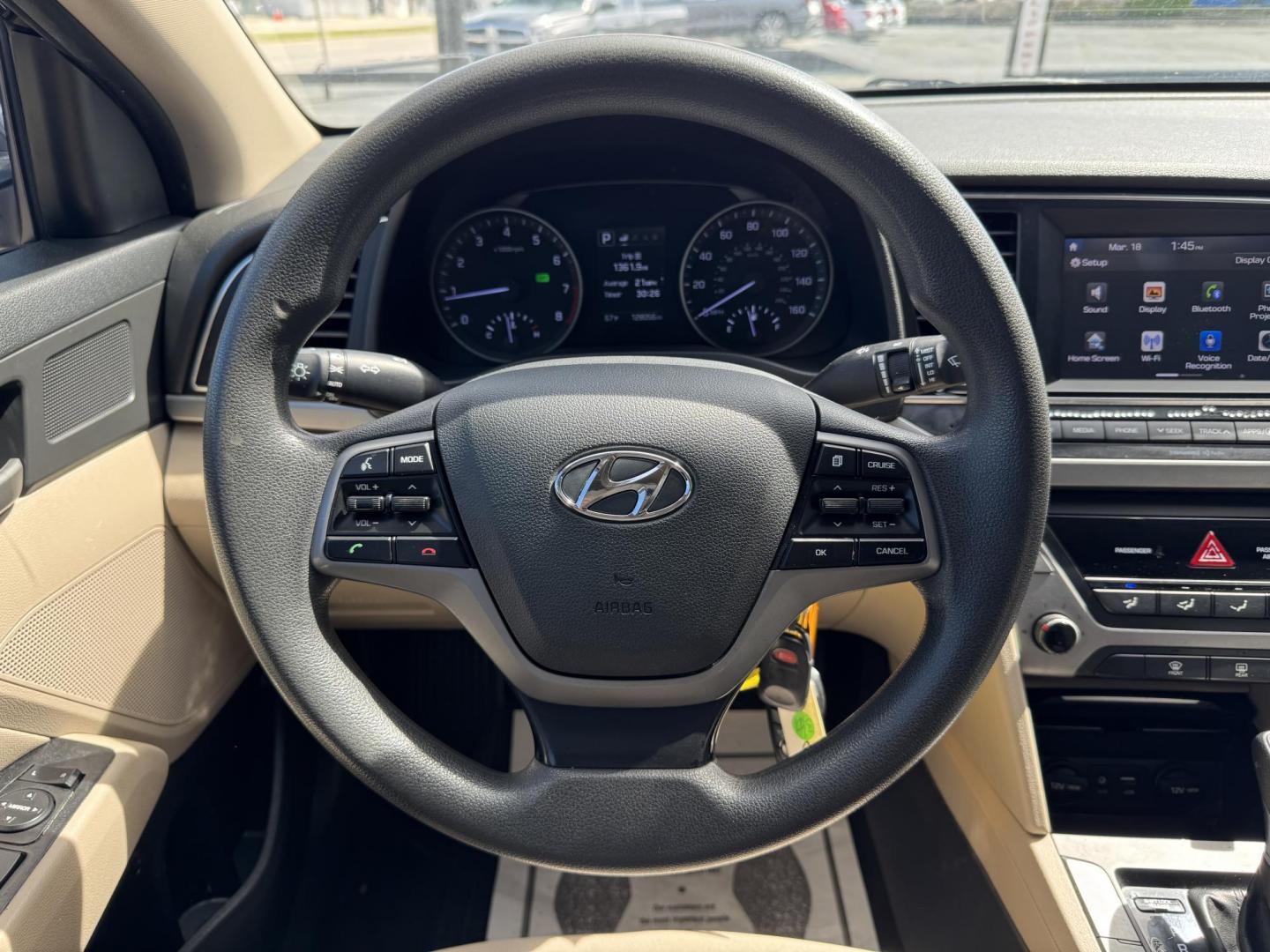 2018 BLACK HYUNDAI ELANTRA LIMITED; SE (KMHD84LF3JU) , located at 5900 E. Lancaster Ave., Fort Worth, TX, 76112, (817) 457-5456, 0.000000, 0.000000 - Photo#19