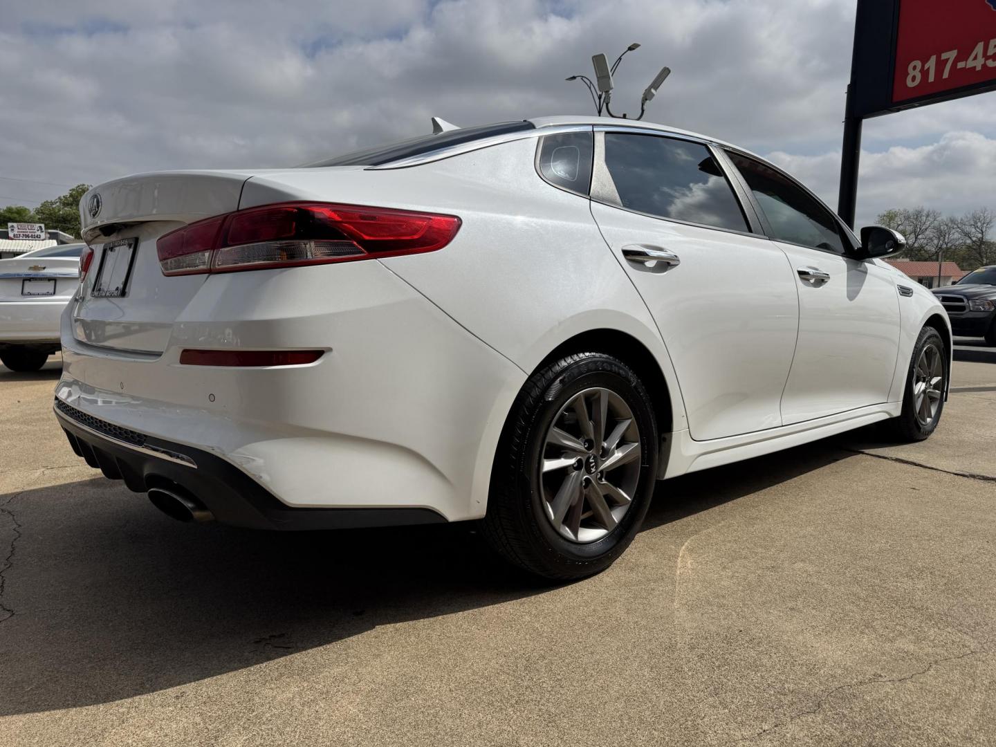 2020 WHITE KIA OPTIMA LX; S; SE (5XXGT4L34LG) , located at 5900 E. Lancaster Ave., Fort Worth, TX, 76112, (817) 457-5456, 0.000000, 0.000000 - Photo#2