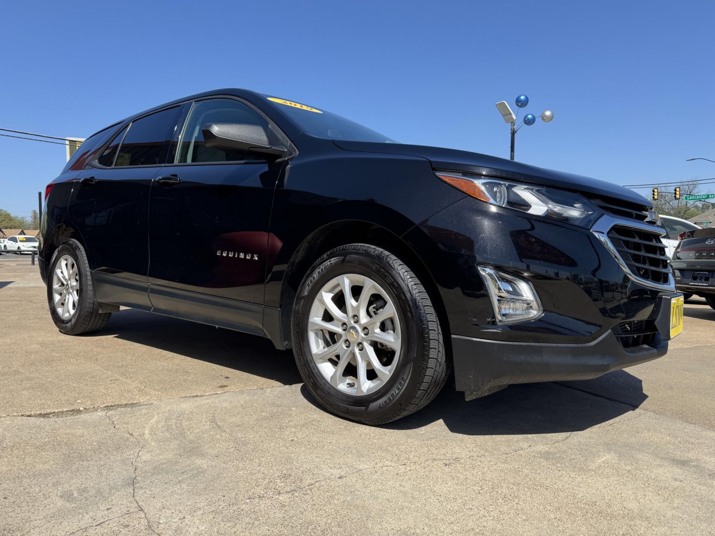 2019 BLACK CHEVROLET EQUINOX LS (2GNAXHEVXK6) , located at 5900 E. Lancaster Ave., Fort Worth, TX, 76112, (817) 457-5456, 0.000000, 0.000000- Photo#2