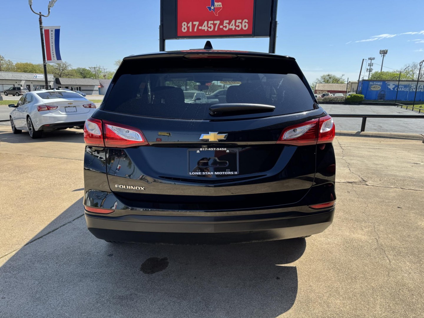 2019 BLACK CHEVROLET EQUINOX LS (2GNAXHEVXK6) , located at 5900 E. Lancaster Ave., Fort Worth, TX, 76112, (817) 457-5456, 0.000000, 0.000000- Photo#4