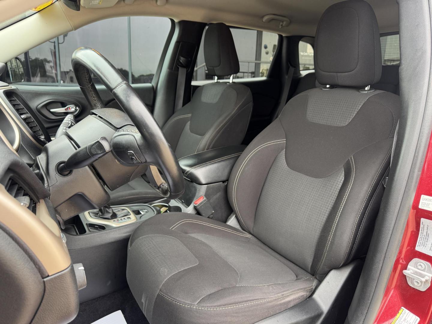 2017 RED JEEP CHEROKEE LATITUDE; N (1C4PJLCB4HD) , located at 5900 E. Lancaster Ave., Fort Worth, TX, 76112, (817) 457-5456, 0.000000, 0.000000 - Photo#11