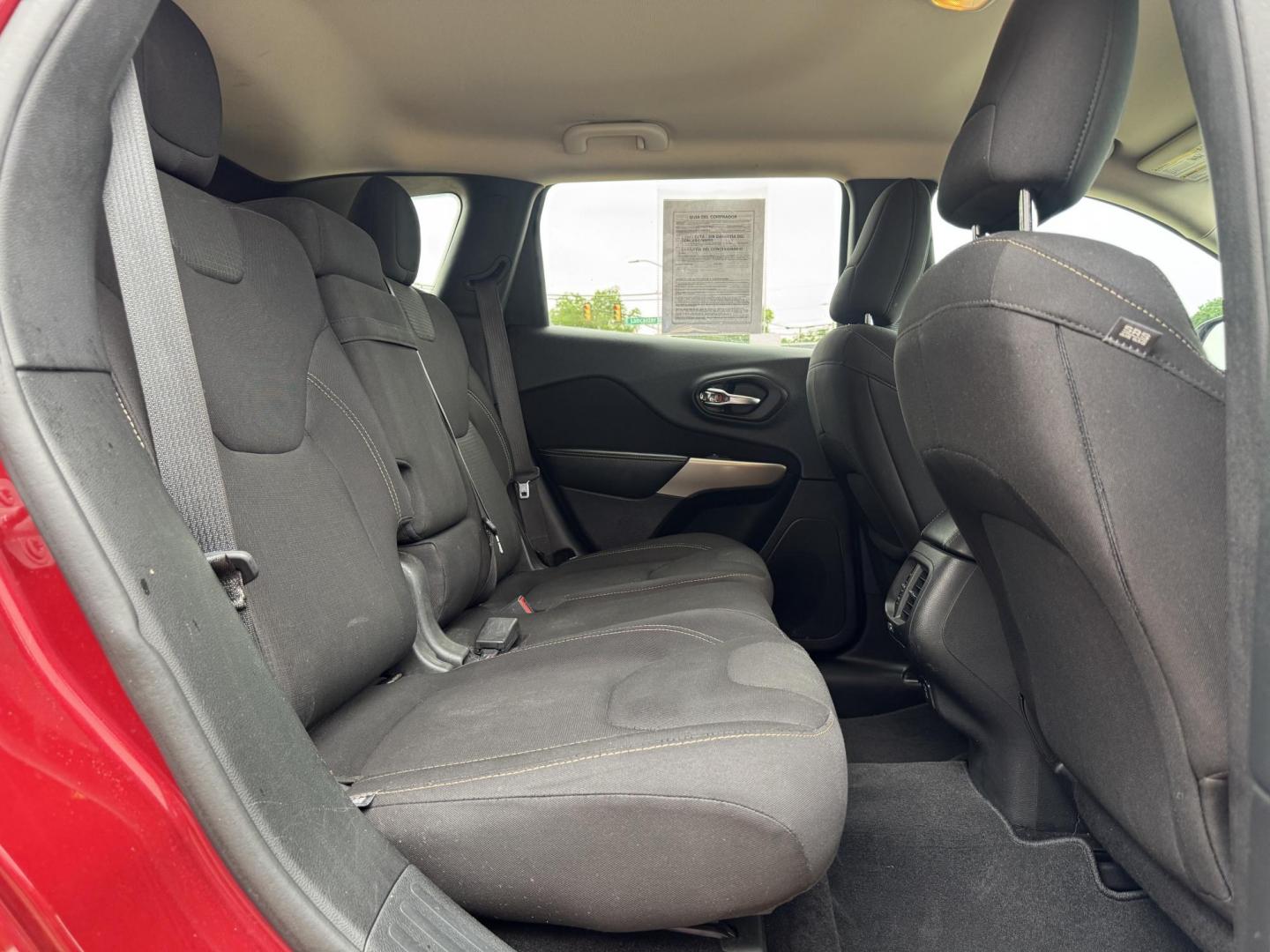 2017 RED JEEP CHEROKEE LATITUDE; N (1C4PJLCB4HD) , located at 5900 E. Lancaster Ave., Fort Worth, TX, 76112, (817) 457-5456, 0.000000, 0.000000 - Photo#15