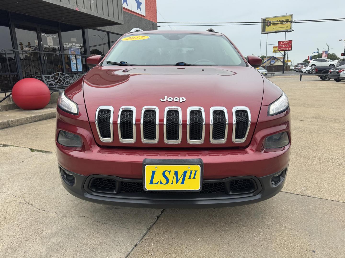 2017 RED JEEP CHEROKEE LATITUDE; N (1C4PJLCB4HD) , located at 5900 E. Lancaster Ave., Fort Worth, TX, 76112, (817) 457-5456, 0.000000, 0.000000 - Photo#1