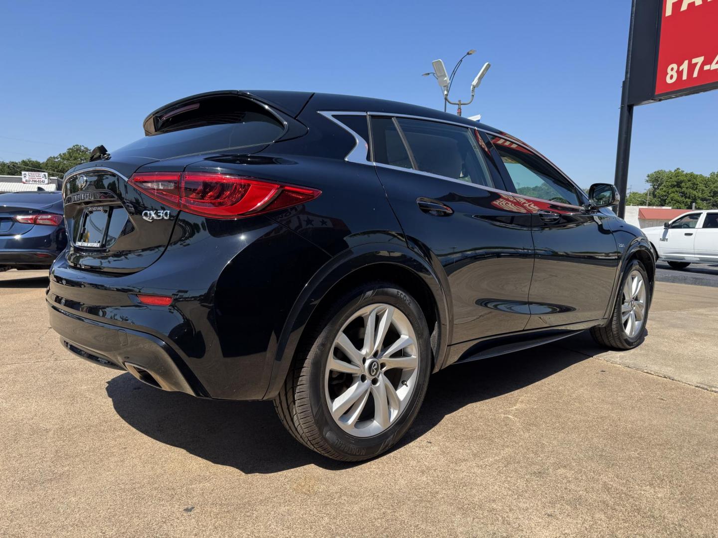 2018 BLACK INFINITI QX30 BASE; PREMIUM; (SJKCH5CP1JA) , located at 5900 E. Lancaster Ave., Fort Worth, TX, 76112, (817) 457-5456, 0.000000, 0.000000 - Photo#3