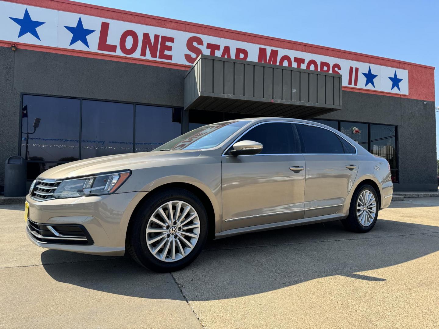 2016 GOLD VOLKSWAGEN PASSAT (1VWBS7A37GC) , located at 5900 E. Lancaster Ave., Fort Worth, TX, 76112, (817) 457-5456, 0.000000, 0.000000 - This is a 2016 VOLKSWAGEN PASSAT 4 DR SEDAN that is in excellent condition. The interior is clean with no rips or tears or stains. All power windows, door locks and seats. Ice cold AC for those hot Texas summer days. It is equipped with a CD player, AM/FM radio, AUX port, Bluetooth connectivity and - Photo#1