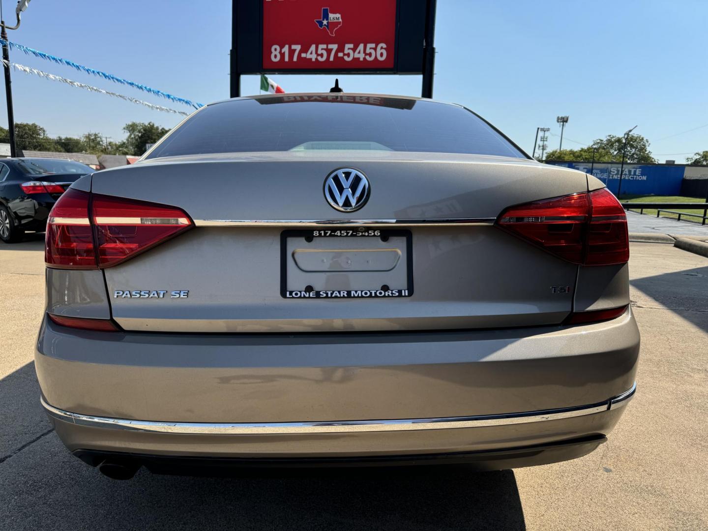 2016 GOLD VOLKSWAGEN PASSAT (1VWBS7A37GC) , located at 5900 E. Lancaster Ave., Fort Worth, TX, 76112, (817) 457-5456, 0.000000, 0.000000 - This is a 2016 VOLKSWAGEN PASSAT 4 DR SEDAN that is in excellent condition. The interior is clean with no rips or tears or stains. All power windows, door locks and seats. Ice cold AC for those hot Texas summer days. It is equipped with a CD player, AM/FM radio, AUX port, Bluetooth connectivity and - Photo#5