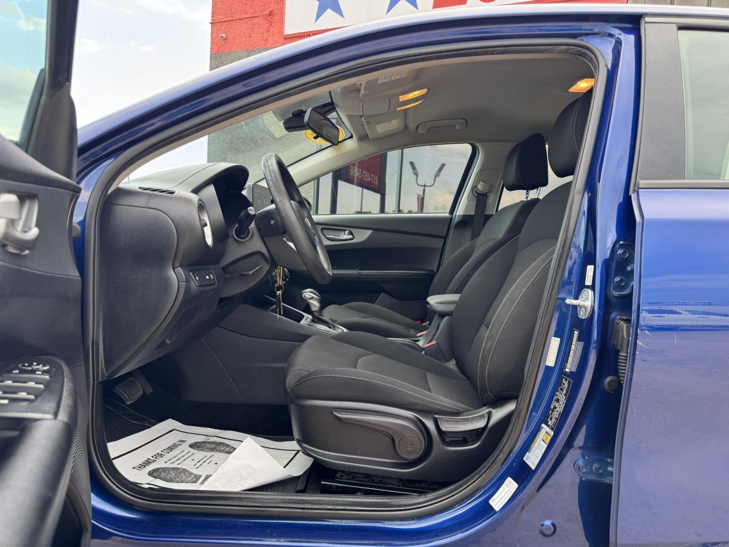 2021 BLUE KIA FORTE FE; LXS (3KPF24AD5ME) , located at 5900 E. Lancaster Ave., Fort Worth, TX, 76112, (817) 457-5456, 0.000000, 0.000000 - Photo#8