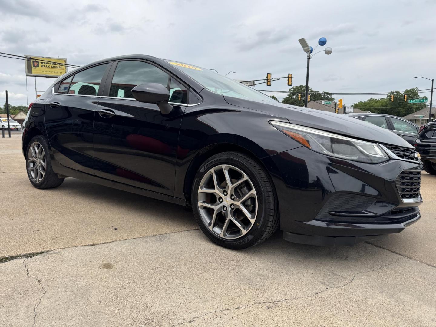 2018 BLACK CHEVROLET CRUZE LT (3G1BE6SMXJS) , located at 5900 E. Lancaster Ave., Fort Worth, TX, 76112, (817) 457-5456, 0.000000, 0.000000 - Photo#2